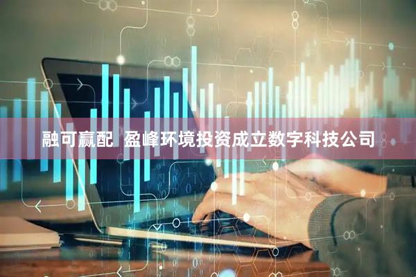 融可赢配  盈峰环境投资成立数字科技公司