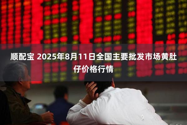顺配宝 2025年8月11日全国主要批发市场黄肚仔价格行情